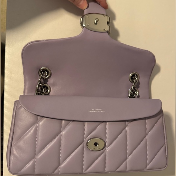 NWT Coach Tabby Shoulder Bag 26 With Quilting Soft Purple CP147 - Picture 11 of 13